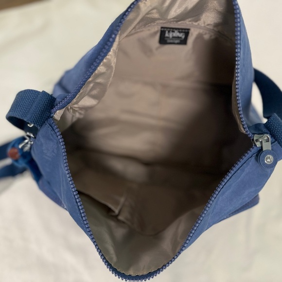 Kipling SIDNEY Handbag Women's Shoulder Crossbody Bag Ink Blue Tonal HB7685 - Picture 12 of 12